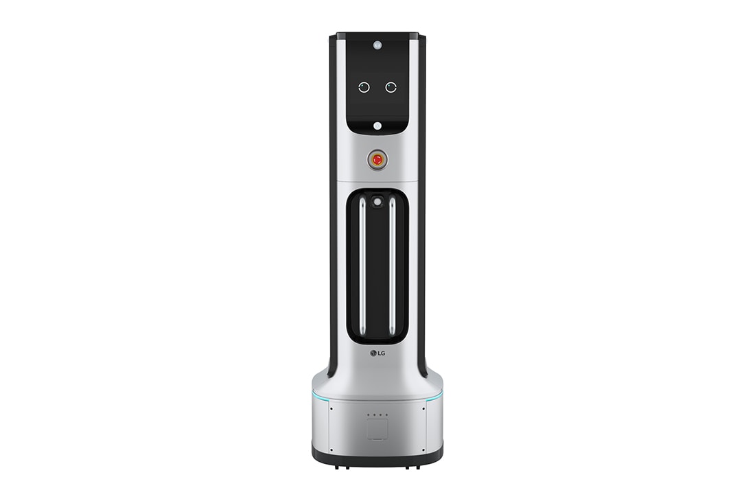 LG CLOi UV-C Bot, front view, CLOi UV-C Bot