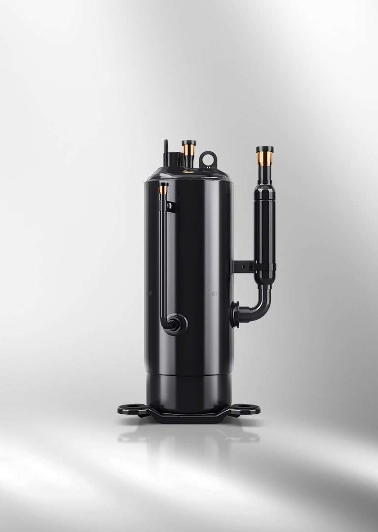 The front view of R1? compressor is in the center of the gray background.