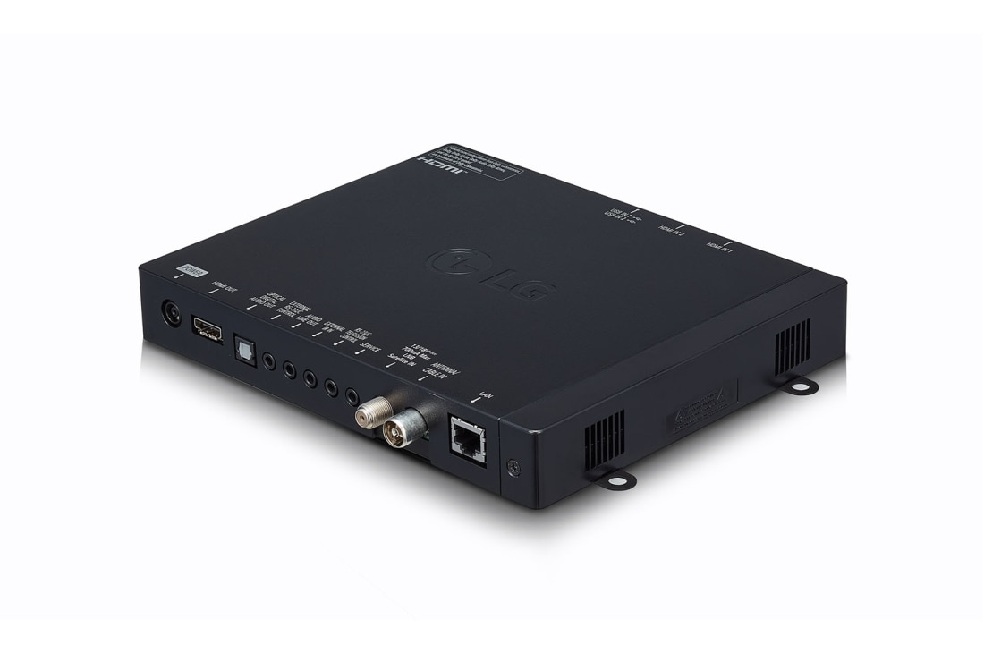 LG Pro:Centric SMART Set Top Box, -45 degree side view, STB-6500 (EU)