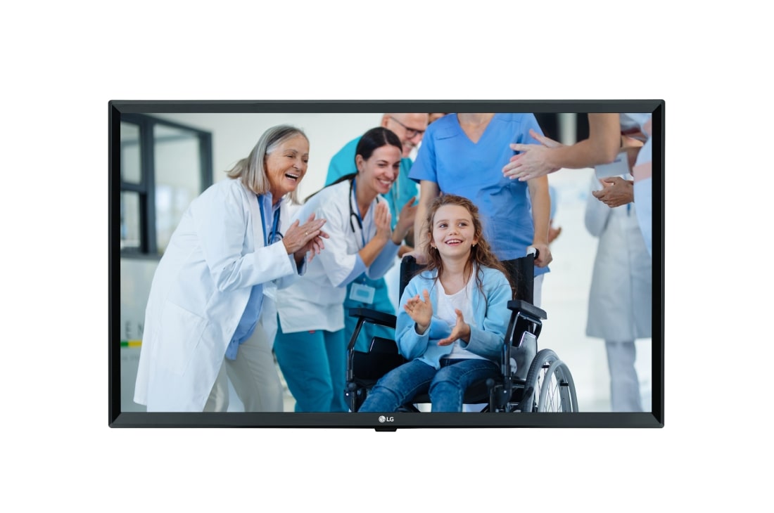 LG UL-Listed Hospital TV, Front view with infill image, 32LN572M9 (NA)