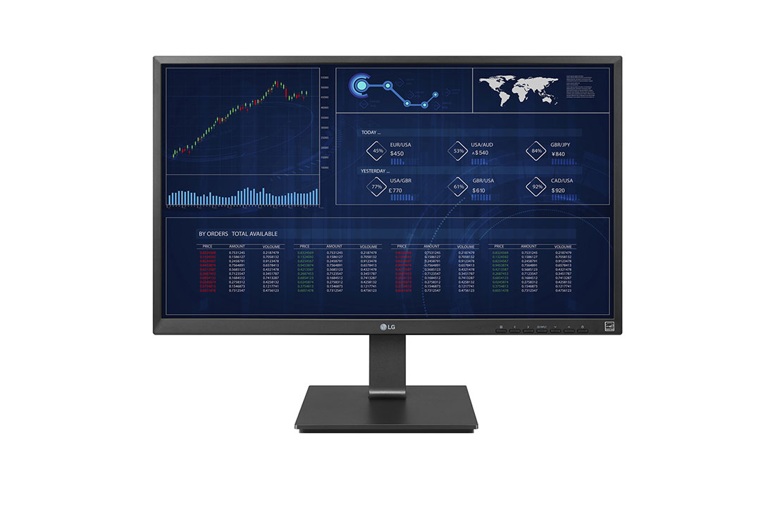 LG 27'' Full HD All-in-One Thin Client, front view, 27CN650W