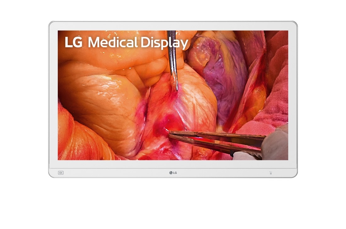LG 27-inch 4K Mini-LED surgical monitor, front view, 27HS714S
