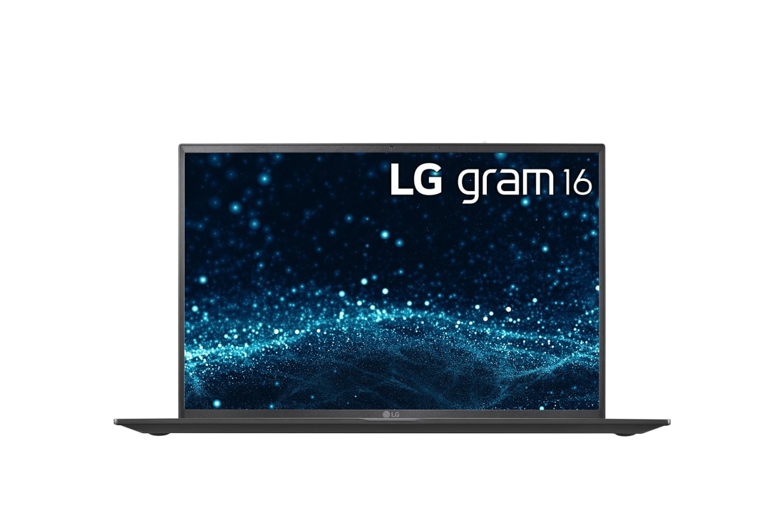 LG gram Ultra-Lightweight with 16” 16:10 IPS Display and Intel? Evo? platform, Front view, 16ZB90R