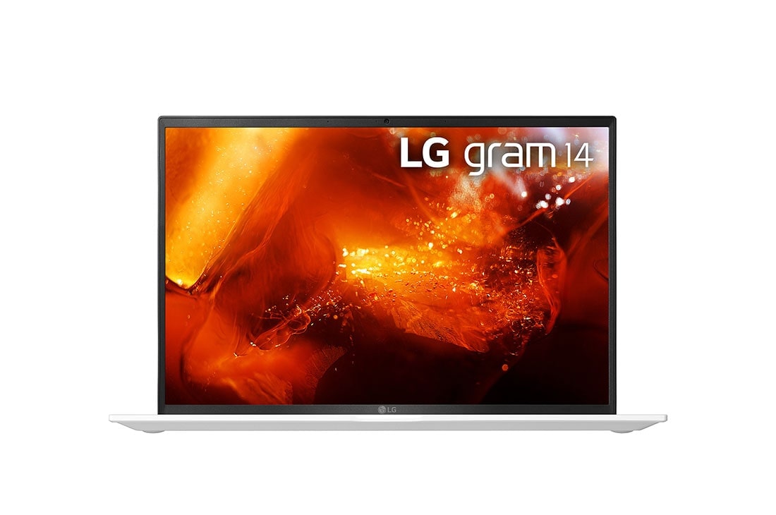 LG gram Ultra-Lightweight with 14” 16:10 IPS Display and Intel? Evo? platform, Front view, 14ZB90R
