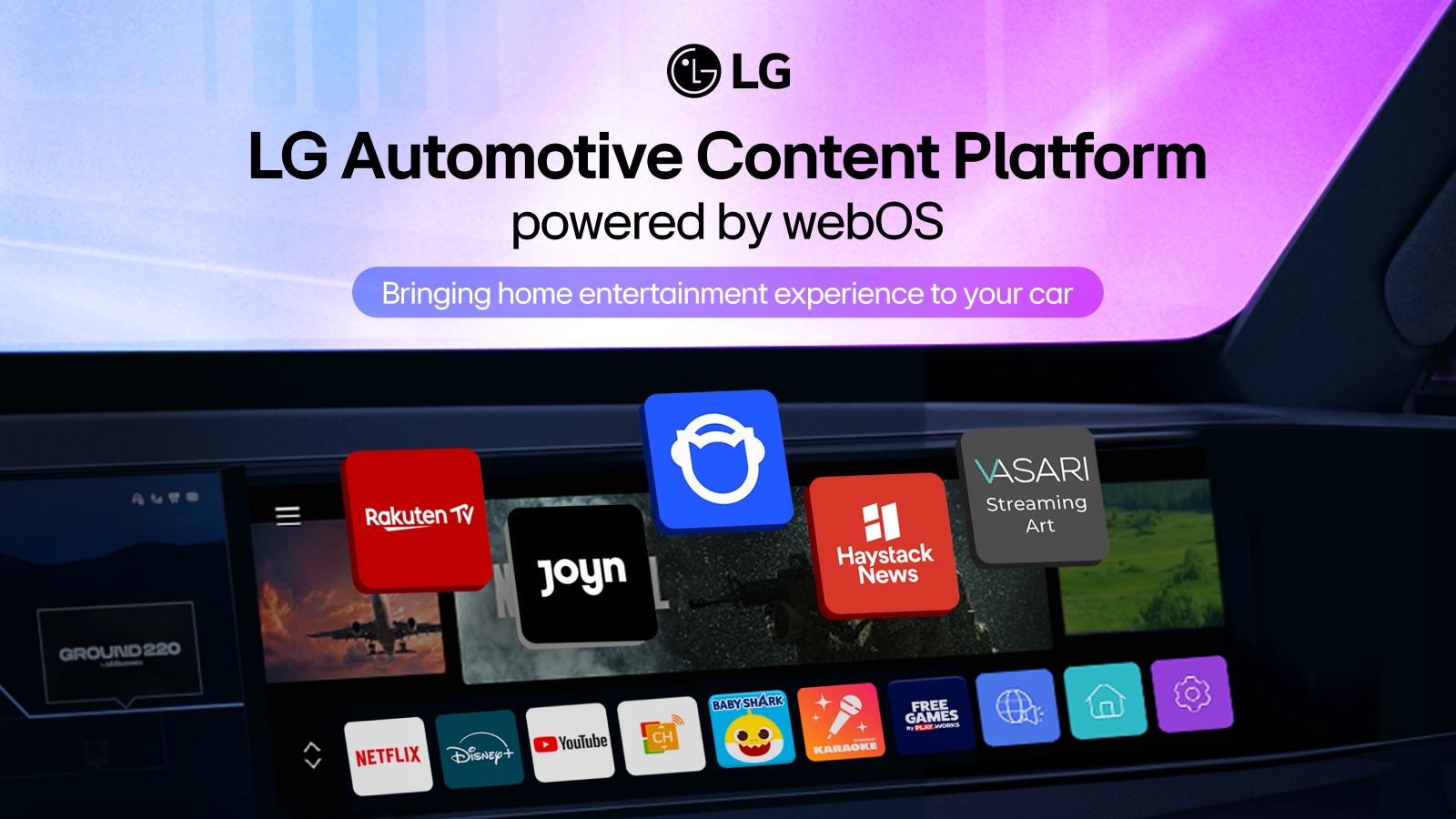 LG BRINGS PREMIUM STREAMING TO NEW KIA MODELS IN EUROPE WITH WEBOS AUTOMOTIVE CONTENT PLATFORM