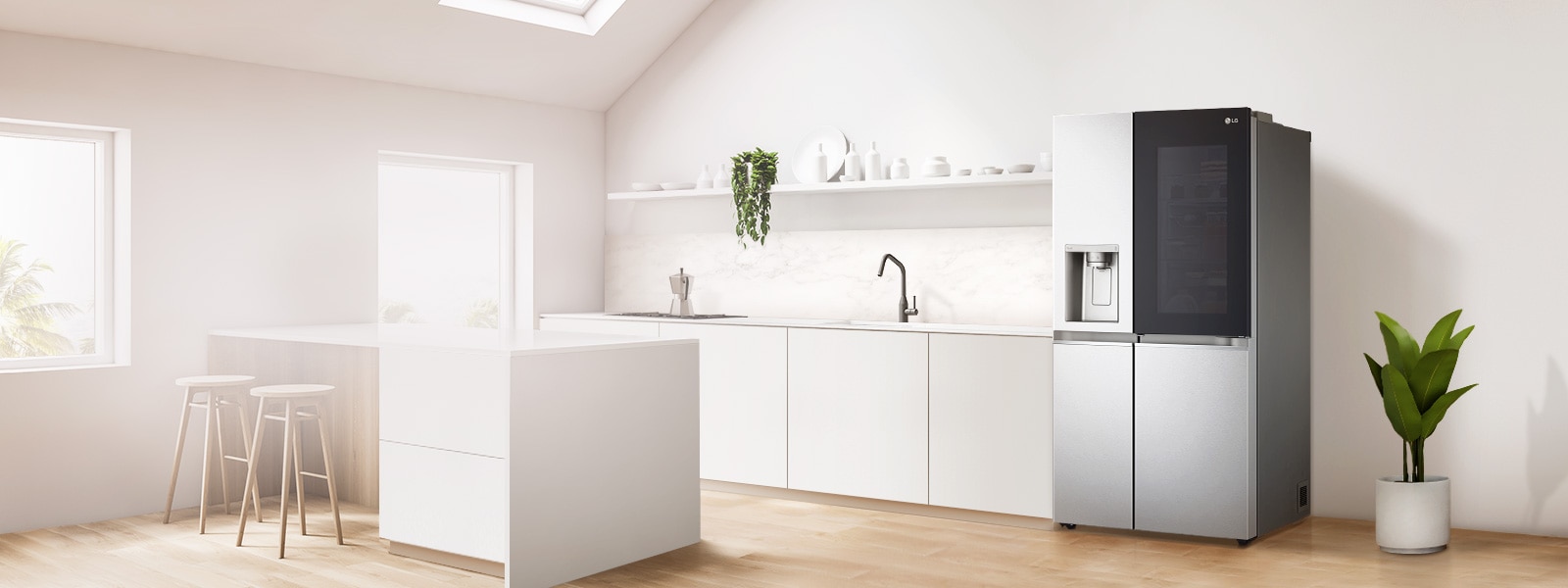 Χ?ρη στο υπερσ?γχρονο InstaView? Door-in-Door?, ?χετε τη δυνατ?τητα να βλ?πετε περισσ?τερο περιεχ?μενο κατ? 23% στο εσωτερικ? χωρ?? να ανο?γετε την π?ρτα.