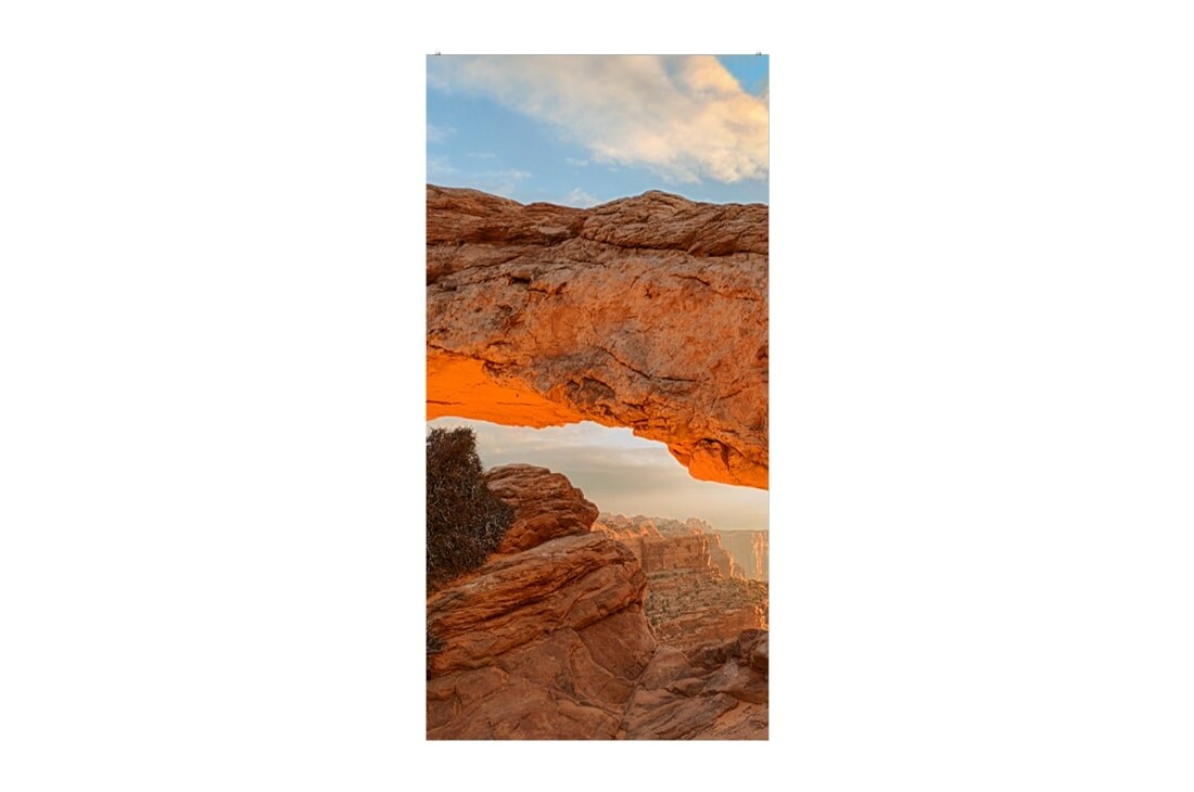 LG GSCA Versatile Series, μπροστιν? ?ψη με εικ?να οθ?νη?, 500x1000, GSCA039-GN