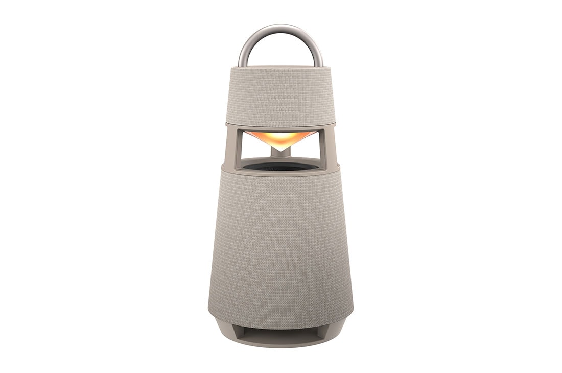LG XBOOM360 RP4BE, Μπροστιν? γων?α με κ?τρινο φωτισμ? αναμμ?νο, RP4BE