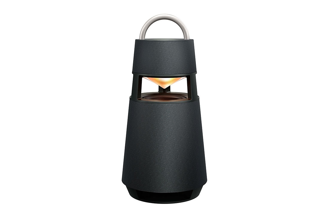 LG XBOOM360 RP4B, Μπροστιν? γων?α με κ?τρινο φωτισμ? αναμμ?νο, RP4B