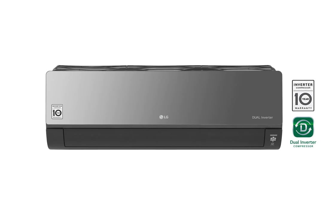 LG ARTCOOL Κλιματιστικ? Inverter 9000 BTU, Wi-Fi, Ψυκτικ? μ?σο R32, σχεδ?αση Mirror, μπροστιν? ?ψη, AC09BK