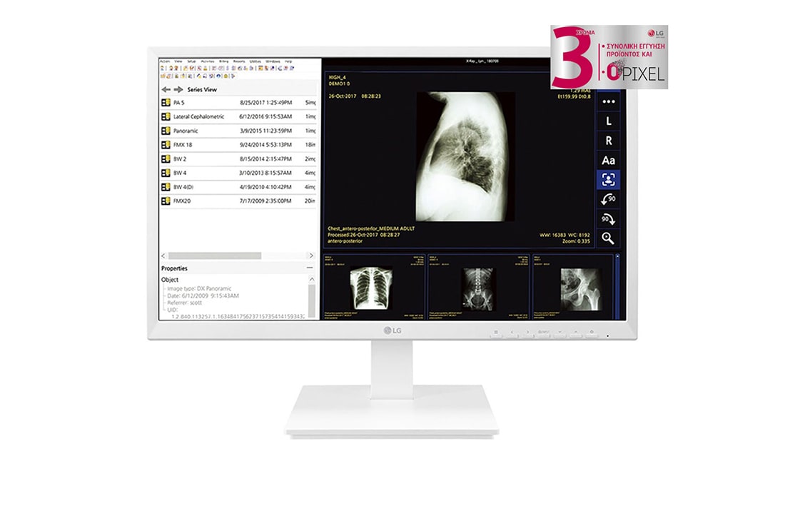 LG Thin Client All-in-One 24'' για τον κλ?δο Υγε?α?, front view, 24CK560N-3A