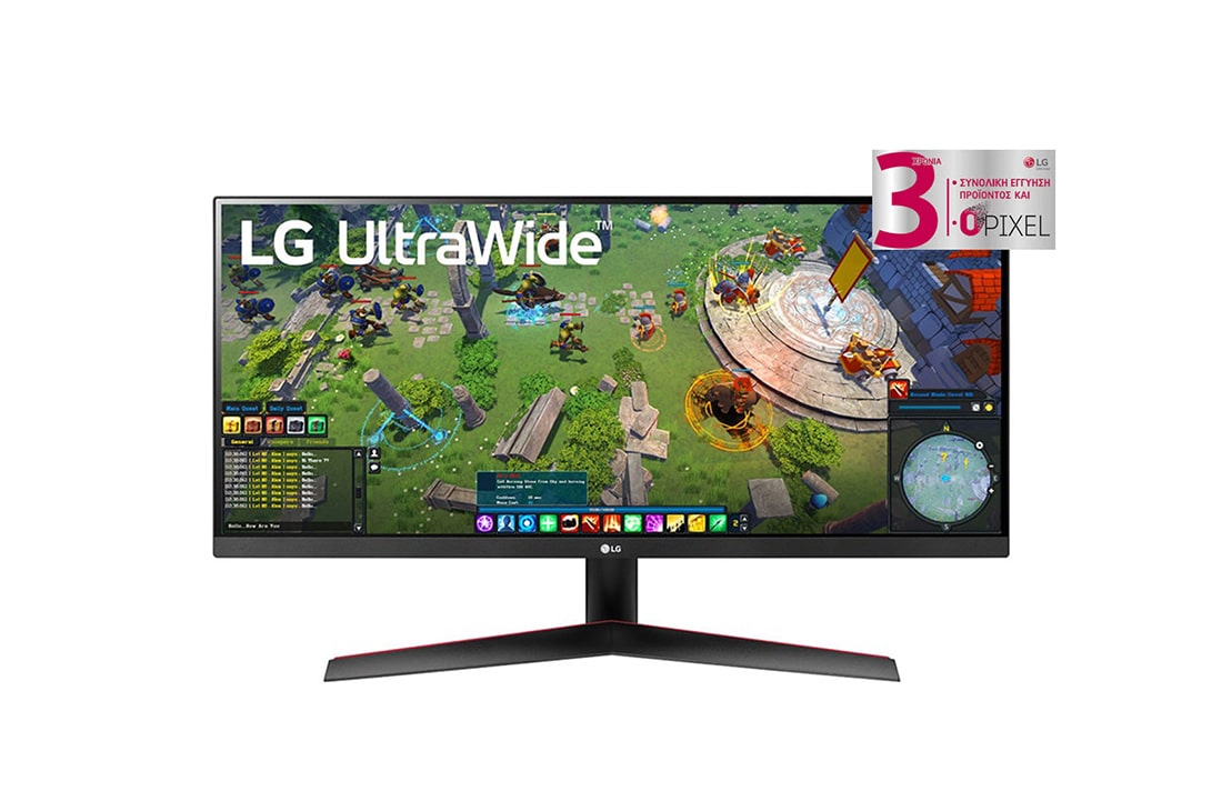 LG Οθ?νη IPS 29'' UltraWide? Full HD HDR, μπροστιν? ?ψη, 29WP60G-B