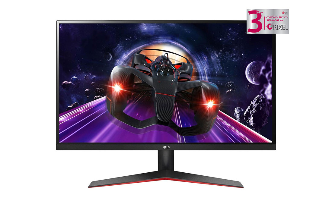 LG Οθ?νη IPS 27'' Full HD με AMD FreeSync?, μπροστιν? ?ψη, 27MP60GP-B