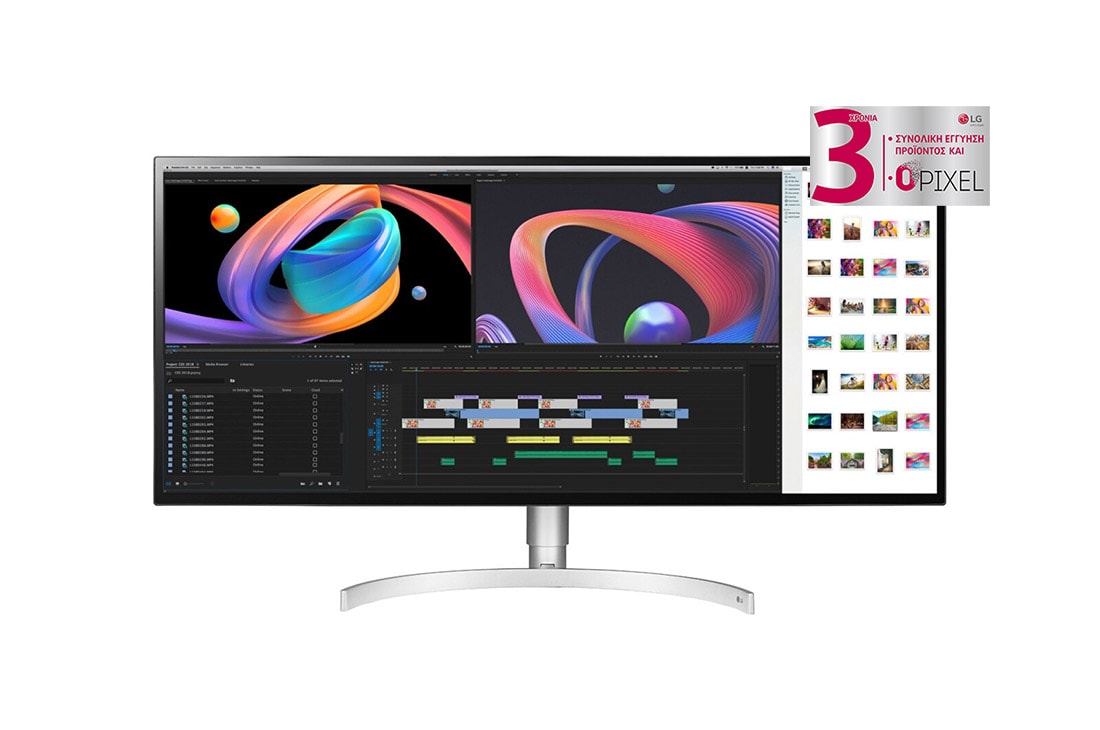 LG Οθ?νη Nano IPS 34'' 21:9 UltraWide? WUHD (5120x2160), μπροστιν? ?ψη, 34WK95U-W
