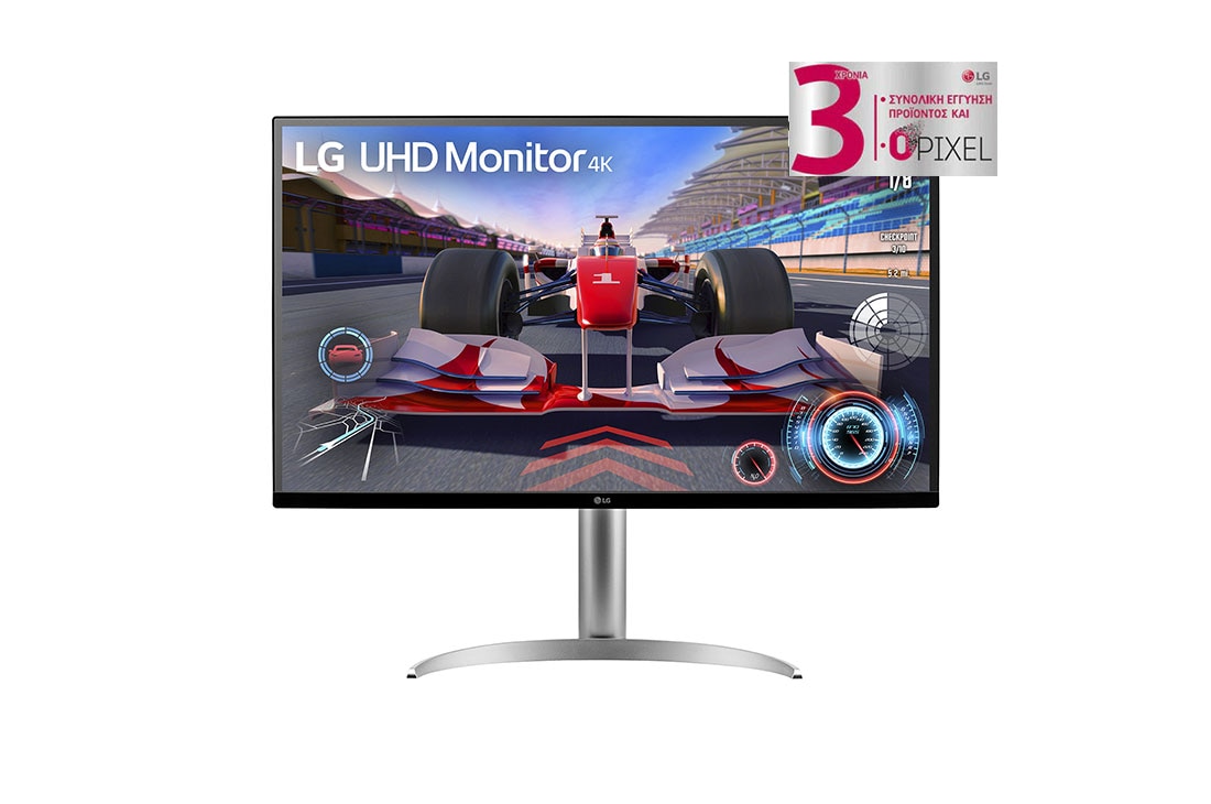 LG Μ?νιτορ 31,5'' UHD 4K HDR, μπροστιν? ?ψη, 32UQ750-W