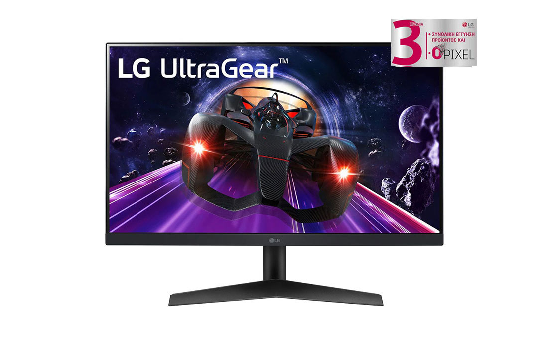 LG Οθ?νη για παιχν?δια 23,8'' UltraGear? Full HD IPS 1 ms (GtG), μπροστιν? ?ψη, 24GN60R-B