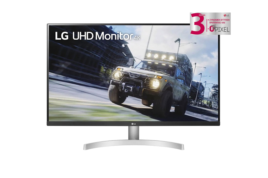 LG Μ?νιτορ 31,5'' UHD 4K (3840x2160) HDR, μπροστιν? ?ψη, 32UN500P-W