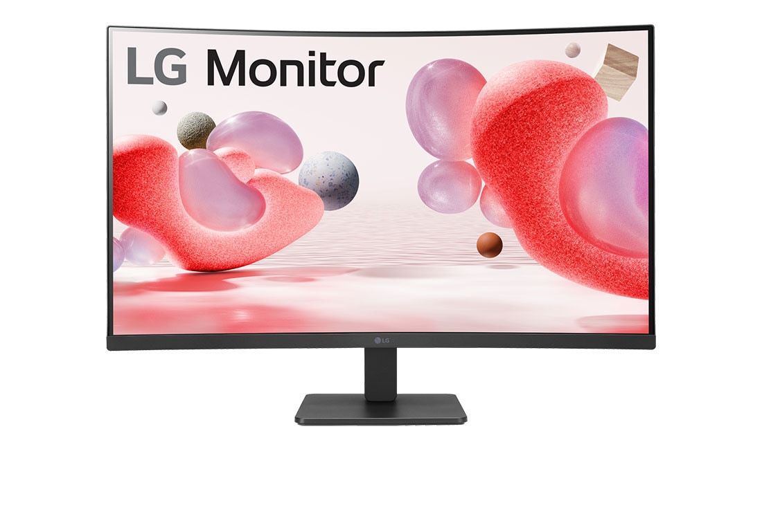 LG Κυρτ? οθ?νη 31,5'' Full HD με AMD FreeSync?, μπροστιν? ?ψη, 32MR50C-B