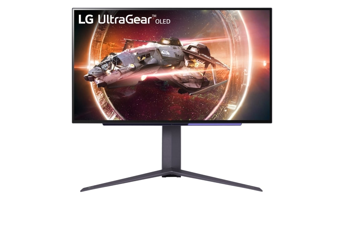 LG Οθ?νη 27'' OLED UltraGear? για παιχν?δια | HDR400 True black, 240 Hz, 0,03 ms (GtG), μπροστιν? ?ψη, 27GS95QE-B