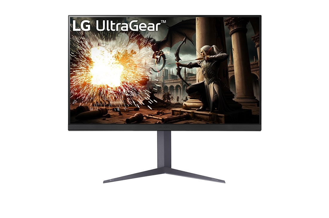 LG Gaming οθ?νη 32'' UltraGear? QHD IPS 180Hz l 1ms (GtG), DisplayHDR? 400, μπροστιν? ?ψη, 32GS75Q-B