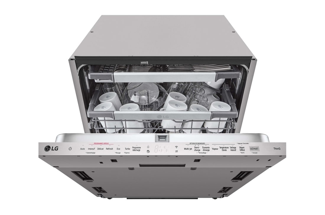 LG Εντοιχιζ?μενο πλυντ?ριο πι?των με ατμ? LG QuadWash?, DB475TXS