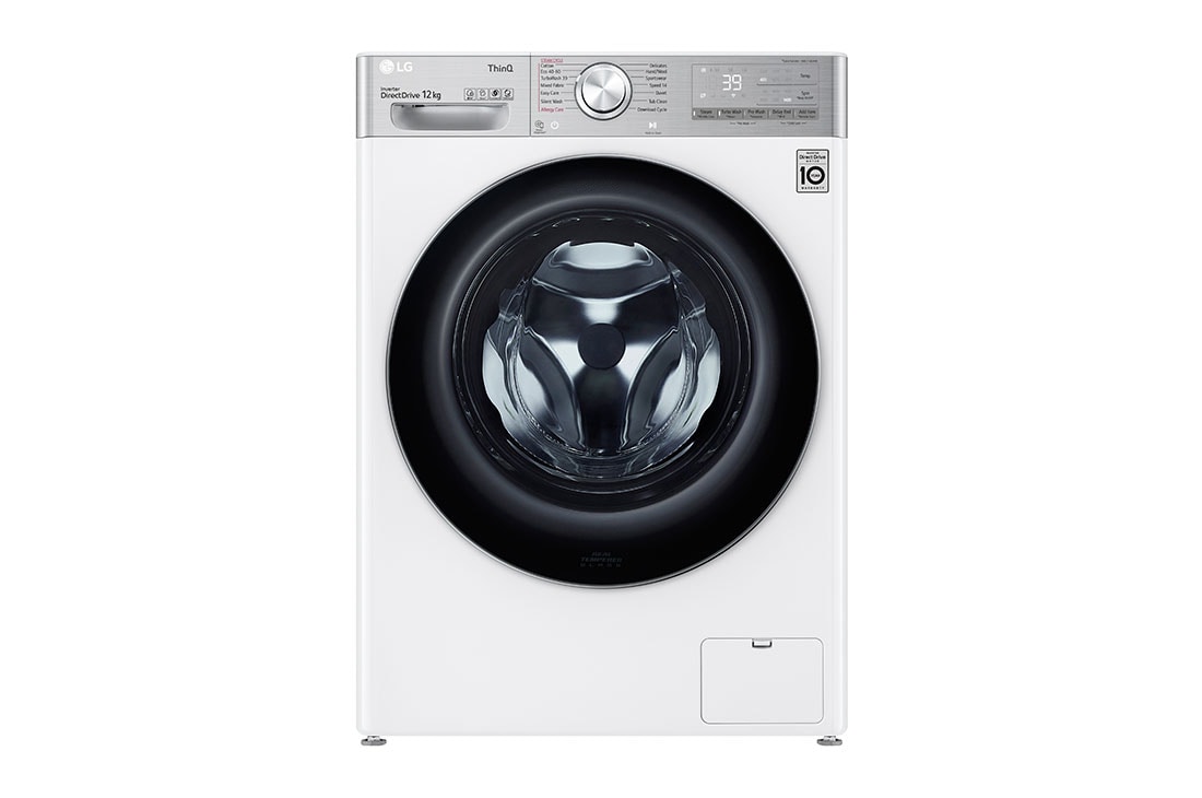 LG Πλυντ?ριο Ρο?χων 12kg, AI DD?, Ατμο?, TurboWash?, front view, F4WV912P2E