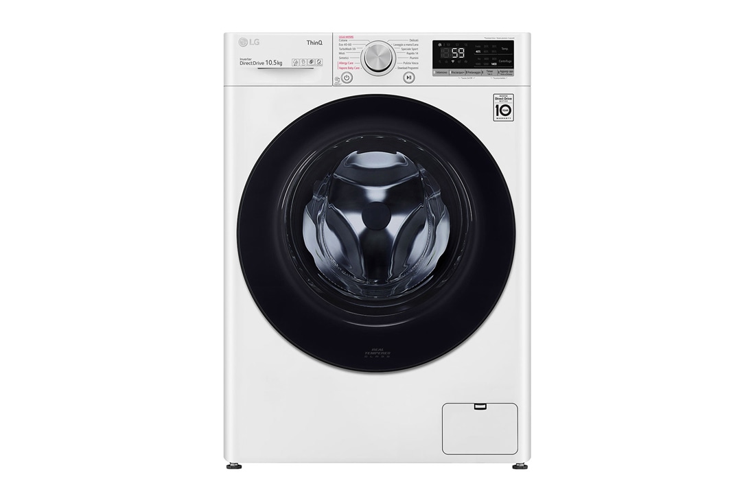 LG Πλυντ?ριο Ρο?χων 10,5kg, AI DD?, Ατμο?, front view, F4WV510SAA