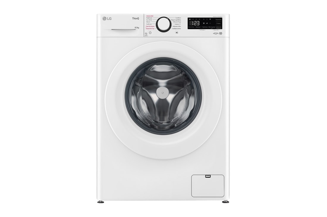LG Πλυντ?ριο Ρο?χων 8,5kg, AI DD?, Ατμο? , front view, F2WV308NEW3