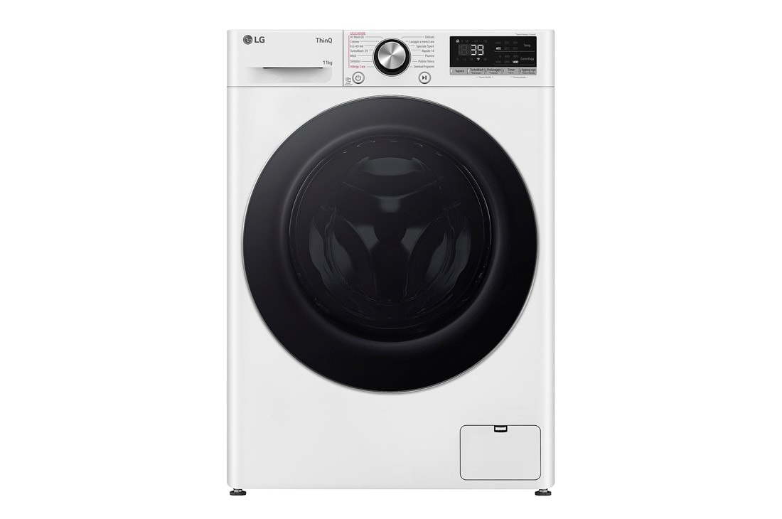 LG Πλυντ?ριο Ρο?χων 11kg, AI DD?, Steam?, front view, F4R7011TSWC