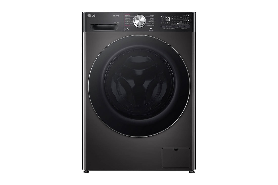 LG Πλυντ?ριο / Στεγνωτ?ριο Ρο?χων 13/7kg, AI DD?, Ατμο?, TurboWash 360?, Front view, D4R9513TPBC