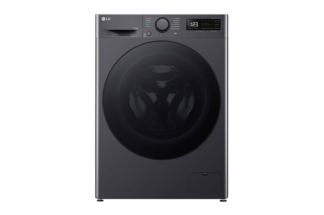 LG Πλυντ?ριο / Στεγνωτ?ριο Ρο?χων Slim 9/5kg, AI DD?, Ατμο?, , Front, D2R5009TSMB