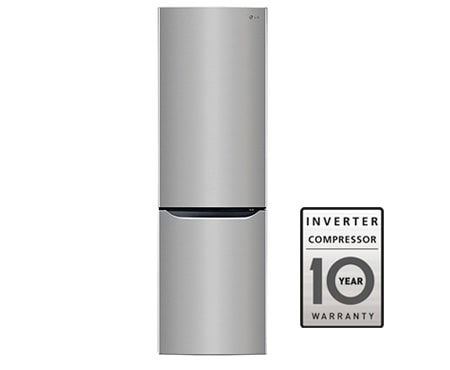 LG Ψυγειοκαταψ?κτη? Total No Frost, Μεικτ? Χωρητικ?τητα 350 λ?τρα, Ενεργειακ? Κλ?ση Α+, 10 χρ?νια εγγ?ηση στον Συμπιεστ?, GBB539PZCWS