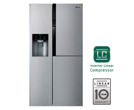 LG Ψυγε?ο Ντουλ?πα με Kαινοτομ?α Door-In-Door? και Μεικτ? Χωρητικ?τητα 659 λ?τρα, GS9366NECZ