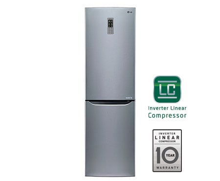 LG Ψυγειοκαταψ?κτη? Total No Frost, Μεικτ? Χωρητικ?τητα 377 λ?τρα, 10 χρ?νια εγγ?ηση στον Γραμμικ? Συμπιεστ?, GBB530NSQFS