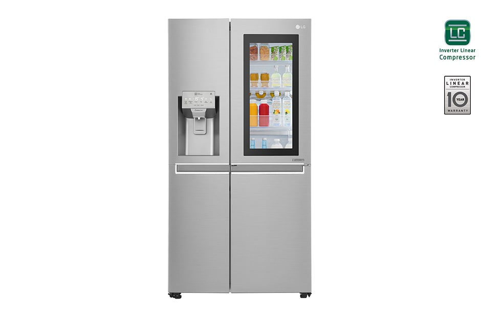 LG Ψυγε?ο Ντουλ?πα InstaView Door-in-Door? 675lt Total No Frost, GSX961NSAZ