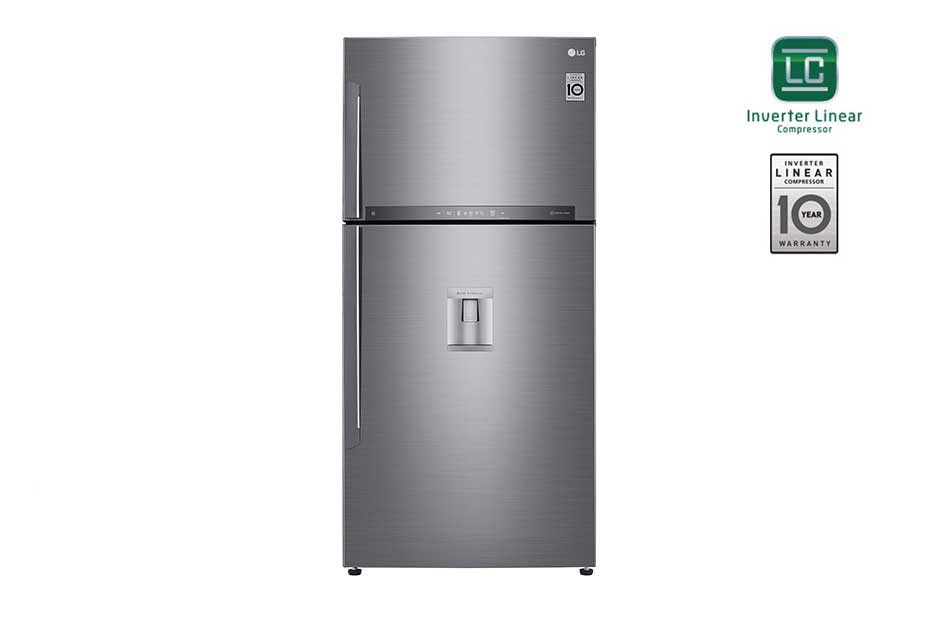 LG Ψυγε?ο Δ?πορτο Total No Frost 184 x 86 cm με βρυσ?κι νερο?, GTF916PZPZD