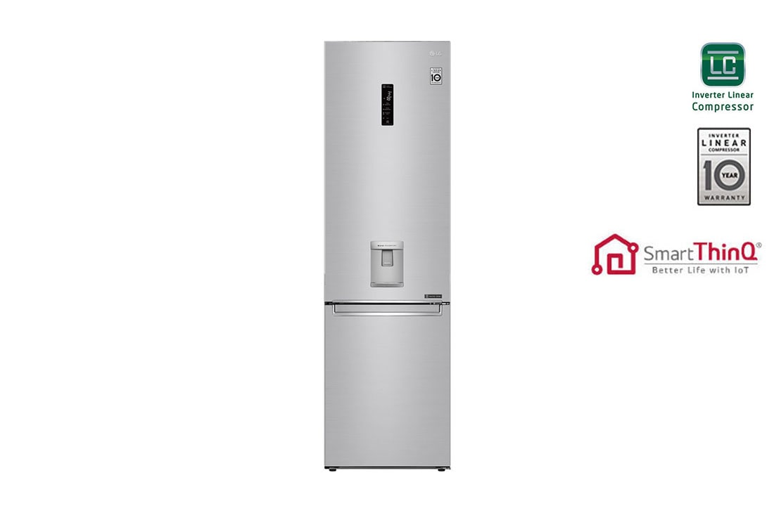 LG Ψυγειοκαταψ?κτη? Total No Frost 203 x 59,5 cm με βρυσ?κι νερο?, GBF72NSDZN
