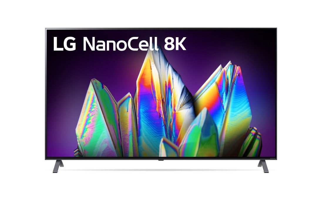 LG 65'' TV NanoCell 8K ?ξυπνο? Επεξεργαστ?? α9 3η? γενι?? Full Array Dimming Pro, μπροστιν? ?ψη με εικ?να που γεμ?ζει την οθ?νη, 65NANO996NA