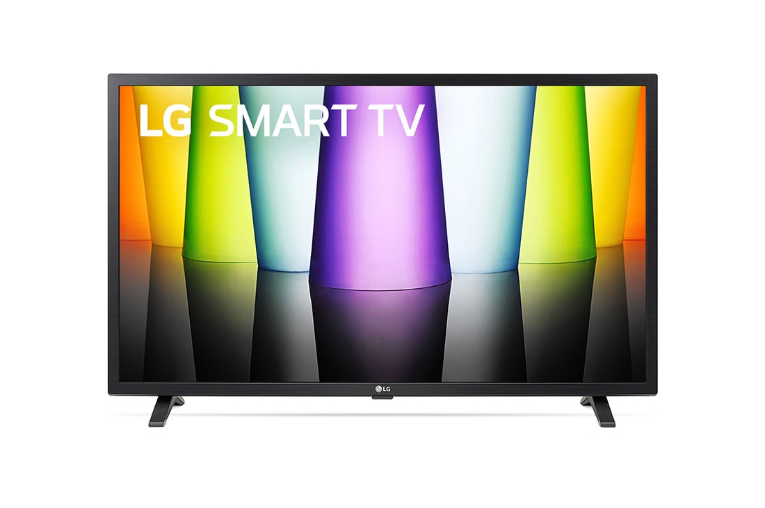 LG 32LQ63006 32'' Full HD TV, Μπροστιν? ?ψη τη? LG Full HD TV με εικ?να που γεμ?ζει την οθ?νη και λογ?τυπο του προ??ντο?, 32LQ63006LA