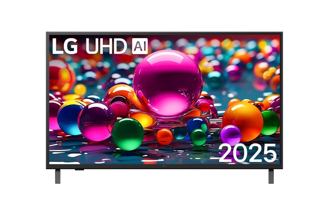 LG Τηλε?ραση LG UHD AI 43 ιντσ?ν UA75 4K Smart TV 2025, front, 43UA75006LA