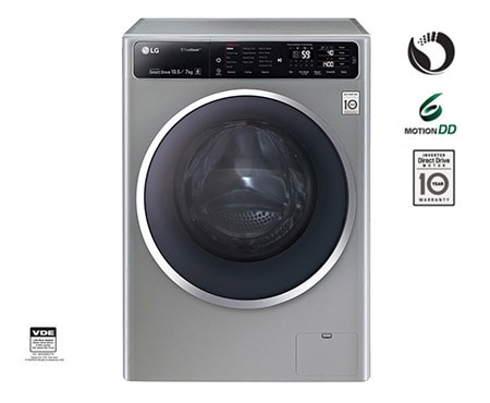 LG Πλυντ?ριο-Στεγνωτ?ριο Eco Hybrid 10.5/7kg Ατμο?, FH4U1JBH6N