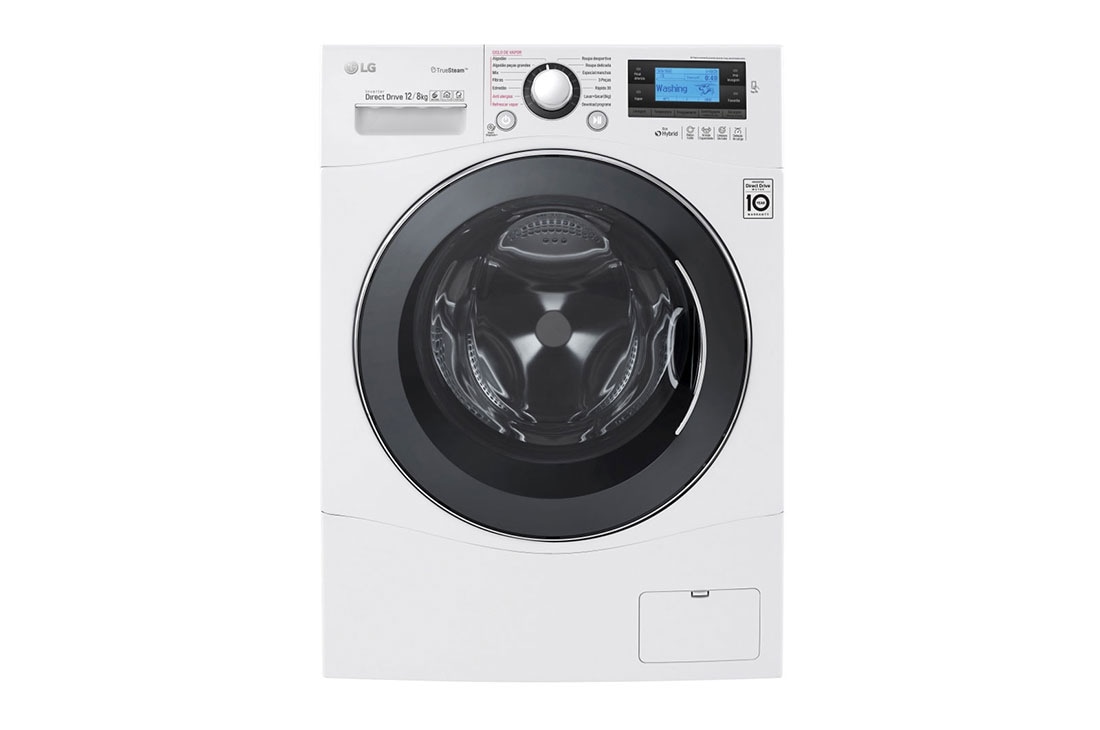 LG Πλυντ?ριο-Στεγνωτ?ριο Eco Hybrid 12/8 kg Ατμο?, FH695BDH2N