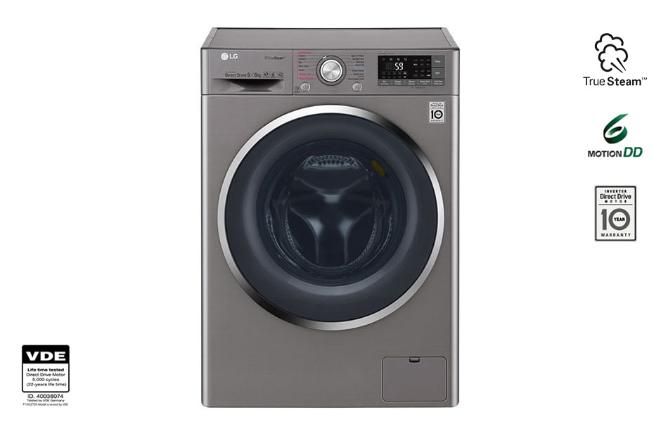 LG Πλυντ?ριο-Στεγνωτ?ριο 9/6 kg Ατμο?, F4J8FH2S