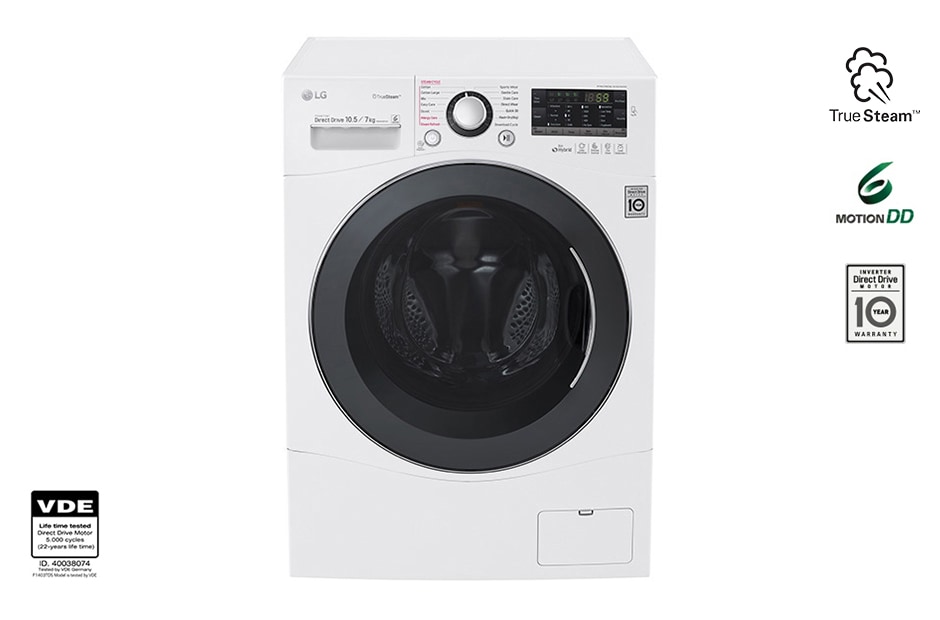 LG Πλυντ?ριο-Στεγνωτ?ριο 10,5/7 kg Ατμο?, FH4A8JDH2N