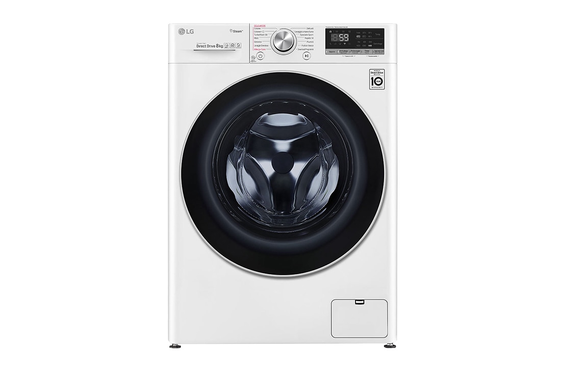 LG Πλυντ?ριο Ρο?χων 8kg, AI DD?, Ατμο?, TurboWash? , F4WV708P1
