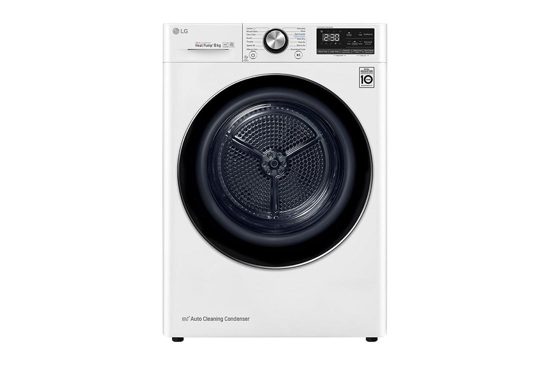 LG Στεγνωτ?ριο 8kg Υβριδικ? με αντλ?α θερμ?τητα?, RC80V9AV3W