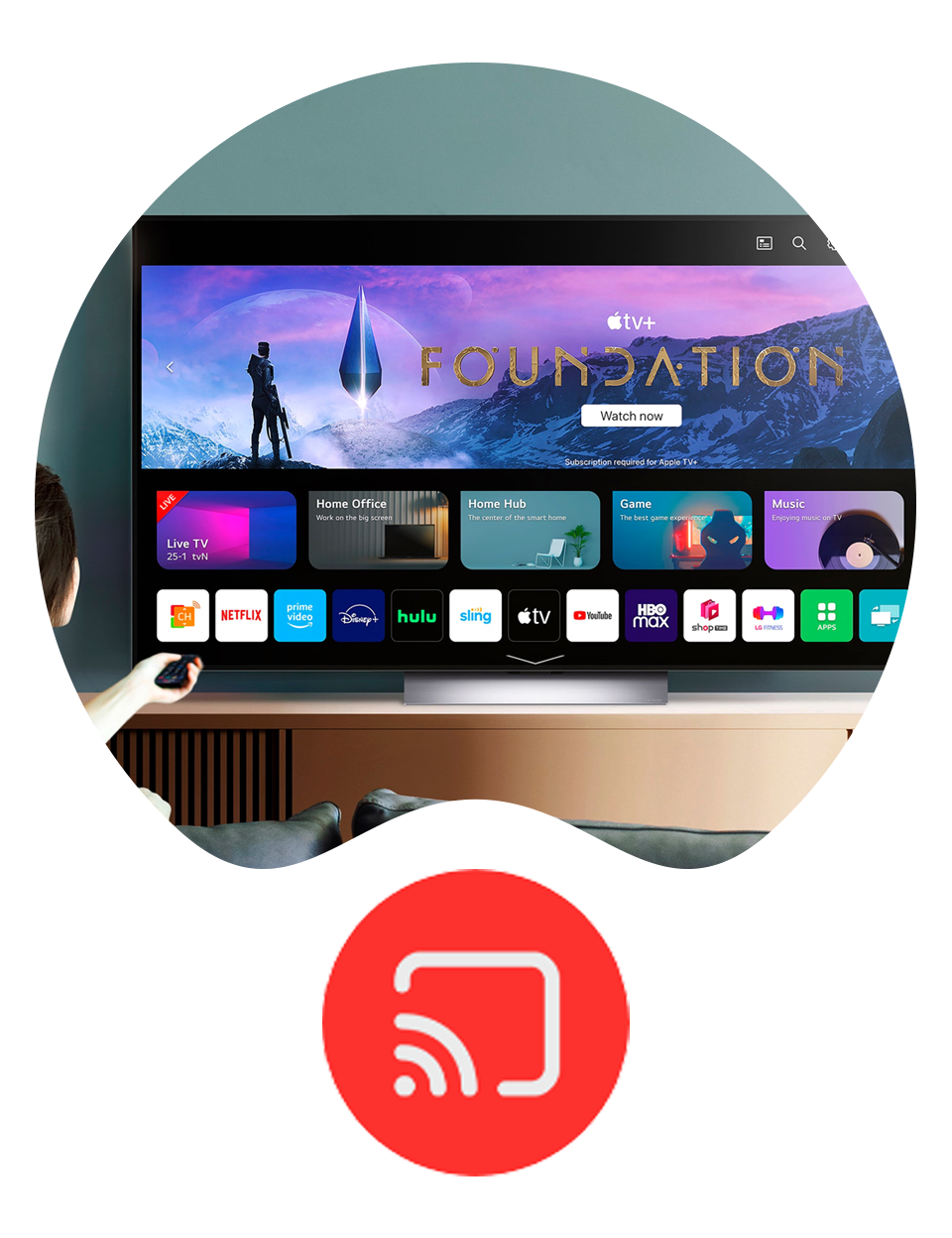 Οι Smart TV τη? LG ?χουν πρ?σβαση σε εφαρμογ?? ρο?? ?πω? το Netflix, το Disney+ και το Prime Video, καθ?? και πολλ?? ?λλε? μ?σω του καταστ?ματο? εφαρμογ?ν LG Smart World.