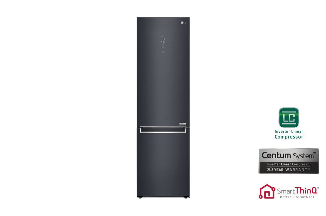 LG Hladnjak sa zamrziva?em u donjem dijelu, D energ. razreda s inventerskim linearnim kompresorom kapaciteta 384 L, GBB92MCAXP