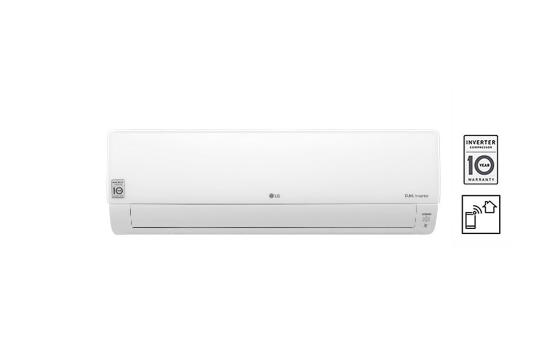 LG DUALCOOL (R32) DUAL Inverter 6,6 kW, sterilizacija 99,9% bakterija i mikro?estica pra?ine, samo?i??enje sterilizacijom, Wi-Fi povezivost, DC24RQ