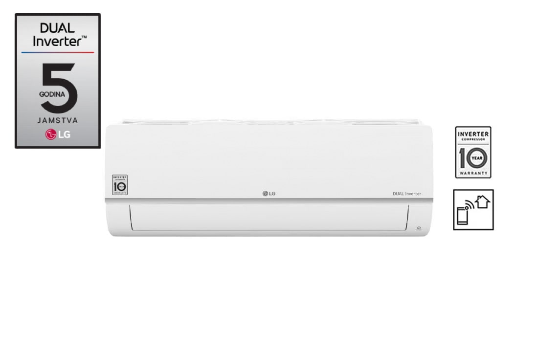 LG DUALCOOL (R32) DUAL Inverter 5 kW, Wi-Fi povezivost, tihi rad, samo?i??enje sterilizacijom, PC18SK, PC18SK